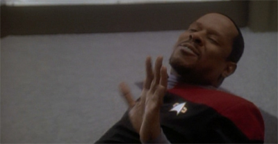 Jadzia really floored him...