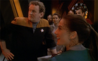 The zone is the episode's Chief concern...