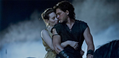 He's got a horse outside...