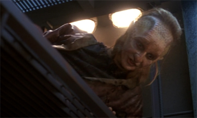 As an aside, it's a nice touch - if entirely coincidental that "nameless Talaxian prisoner" would be revealed to have almost a perfect double towards the end of the seventh season.