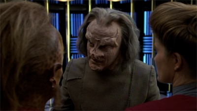 Voyager was his first (trans)port of call...