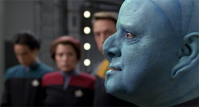 He's going to argue with Tuvok until he's blue in the face...