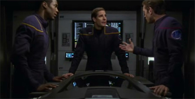"I'm telling you, 'phasers sound much better than 'phase cannons'!"