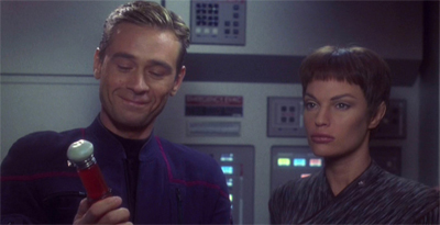 Nothing says "great first contact" like alien hooch...