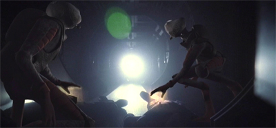 "Don't run, we are your friends!"