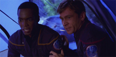 There's an alternate cut of the episode where Trip and Travis resolve their problem by building a tree house. T'Pol spends the rest of the episode trying to guess the password.