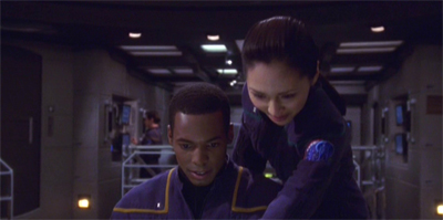 "Hey, look! I found a line for us in the script!"