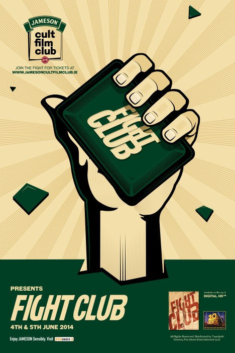 Jameson Cult Film Club screenings of Fight Club - June 4th and 5th - Dublin