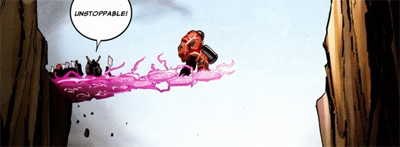 He's walking on air...