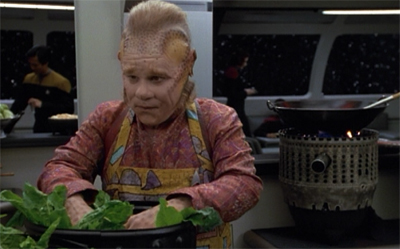 Neelix was shocked to discover that Ocampan children were not found under cabbage patches...