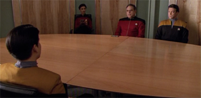 "It's probably completely unethical to let your friend and partner sit on this review board, but you don't get to be Admiral without learning how to abuse authority..."