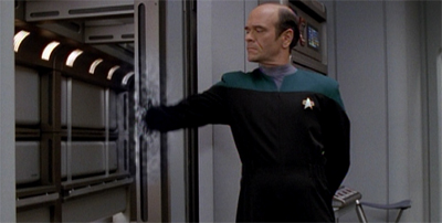 He's not all there...