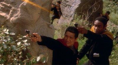 Rocking those phasers...