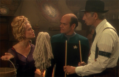 The Doctor's left to clean up another fine mess...