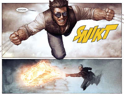 The goggles are an inspired touch...