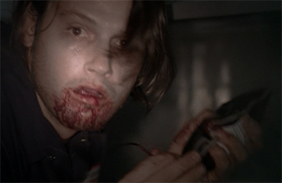 He does make a bloody mess...