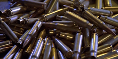 A hail of bullets...