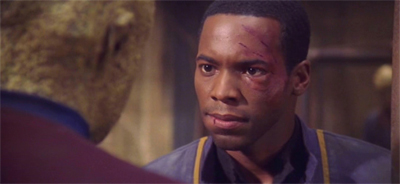 Travis has to fight for his lines...