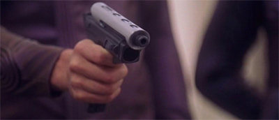 "I've got a space gun and I'm not afraid to use it!"