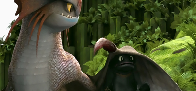 Taking Toothless under his/her wing...