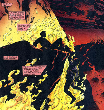 Talk about kicking off a comic...