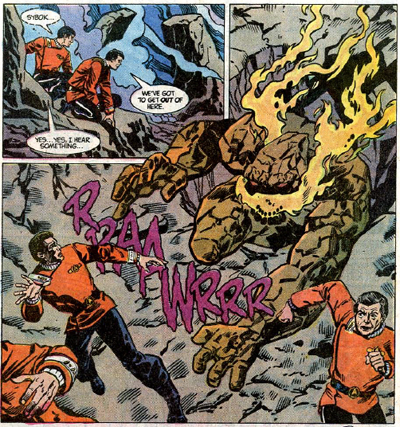 Here there be rock monsters...