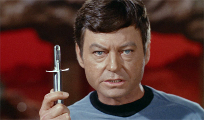 "I'm Leonard McCoy, and I endorse this tri-ox compound..."