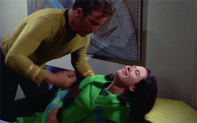 Kirk just has that effect on women...