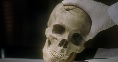 It'll take considerable skull to solve this case...