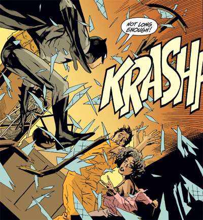 He knows how to make an entrance...