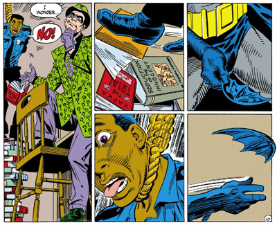 Throwing the book at him...