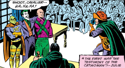 "Stop trying to look badass, Killer Moth..."