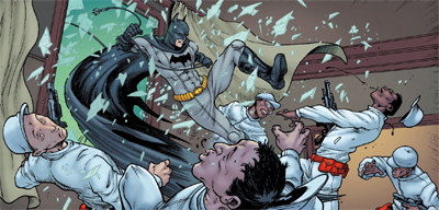 Talk about making an entrance...