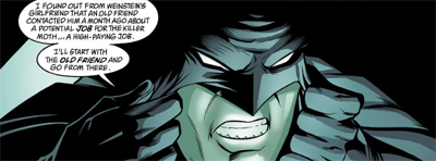 Putting on his game face...