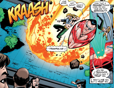 He knows how to make an entrance...