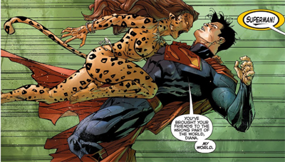 "Hold on! Bruce here loves Cat-women!"