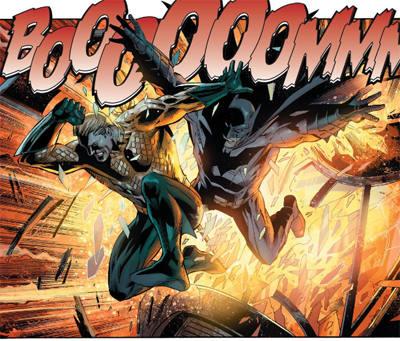 An explosive entrance...