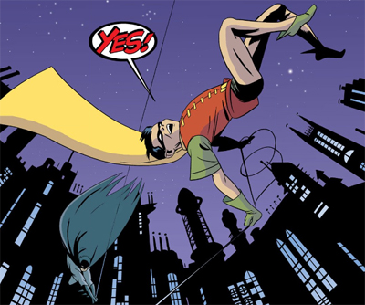 Swinging into action...