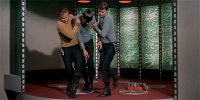 "Spock isn't reacting well to the script..."