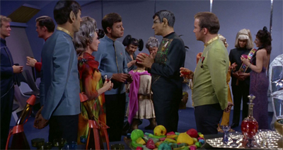 "So, the Andorian says to the Tellarite..."