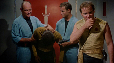 ... And that was the last time Koenig tried to upstage Shatner...