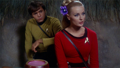 A flower in her hair...