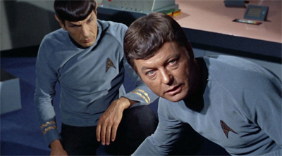 "My medical tricorder's battery is dead, Jim."