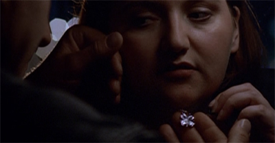 Putting her necklace on the line...