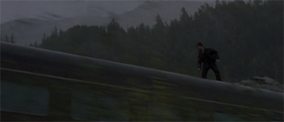 Well, that's one way to avoid paying the ticket fare...