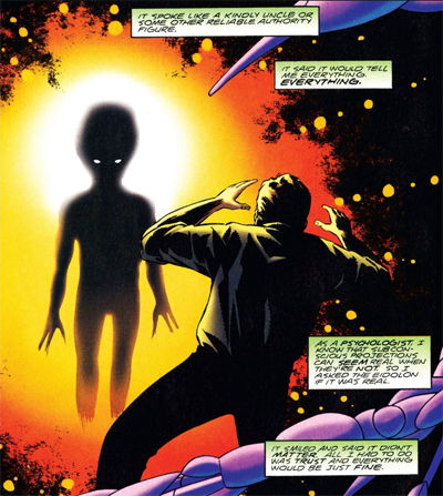 Not so little green men...