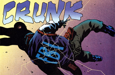 A smashing action scene...