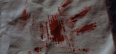 Blood on his hands...