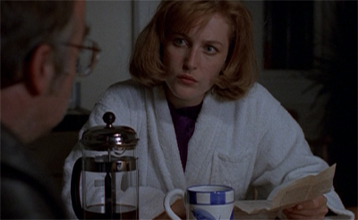 This sort of thing is not Scully's cup of tea at all...