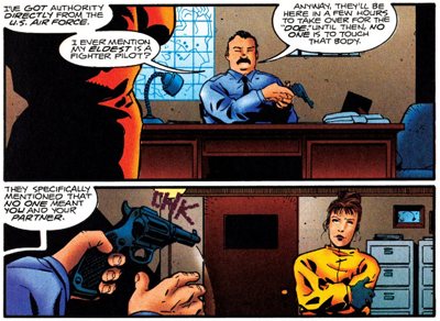 Playing with guns...